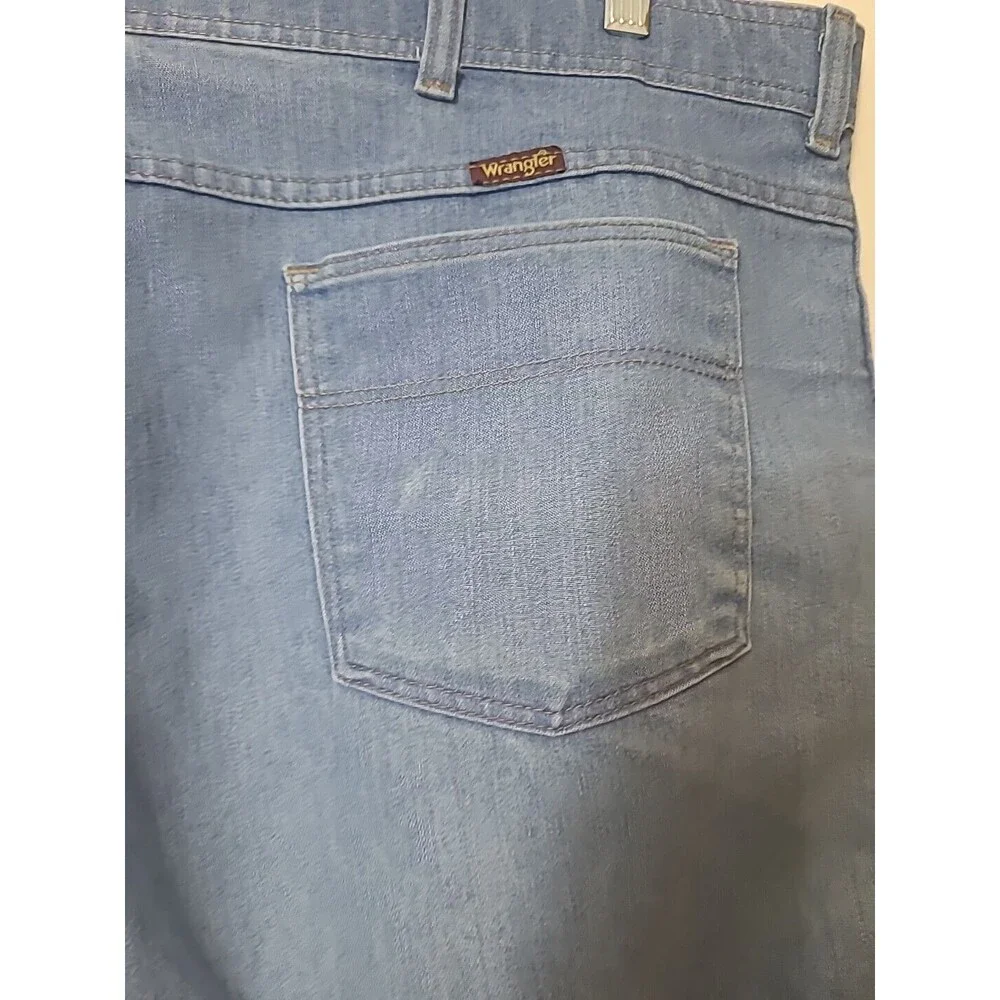 Wrangler Straight Leg Mens Jeans Lightweight 46x29 - Picture 11 of 14